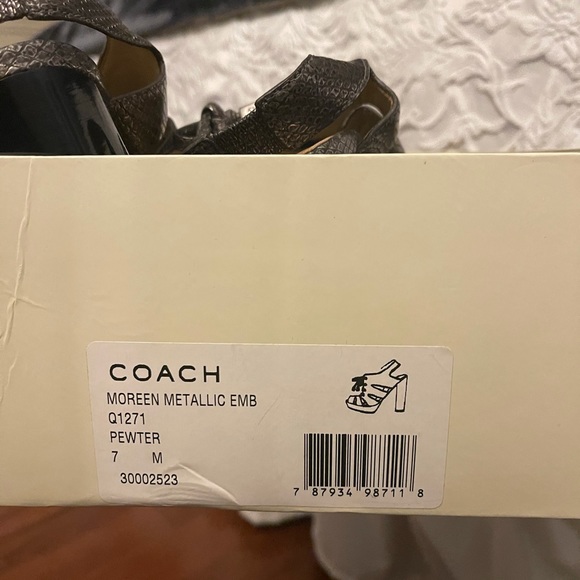 Gorgeous Coach Metallic platform pumps! - Picture 8 of 8